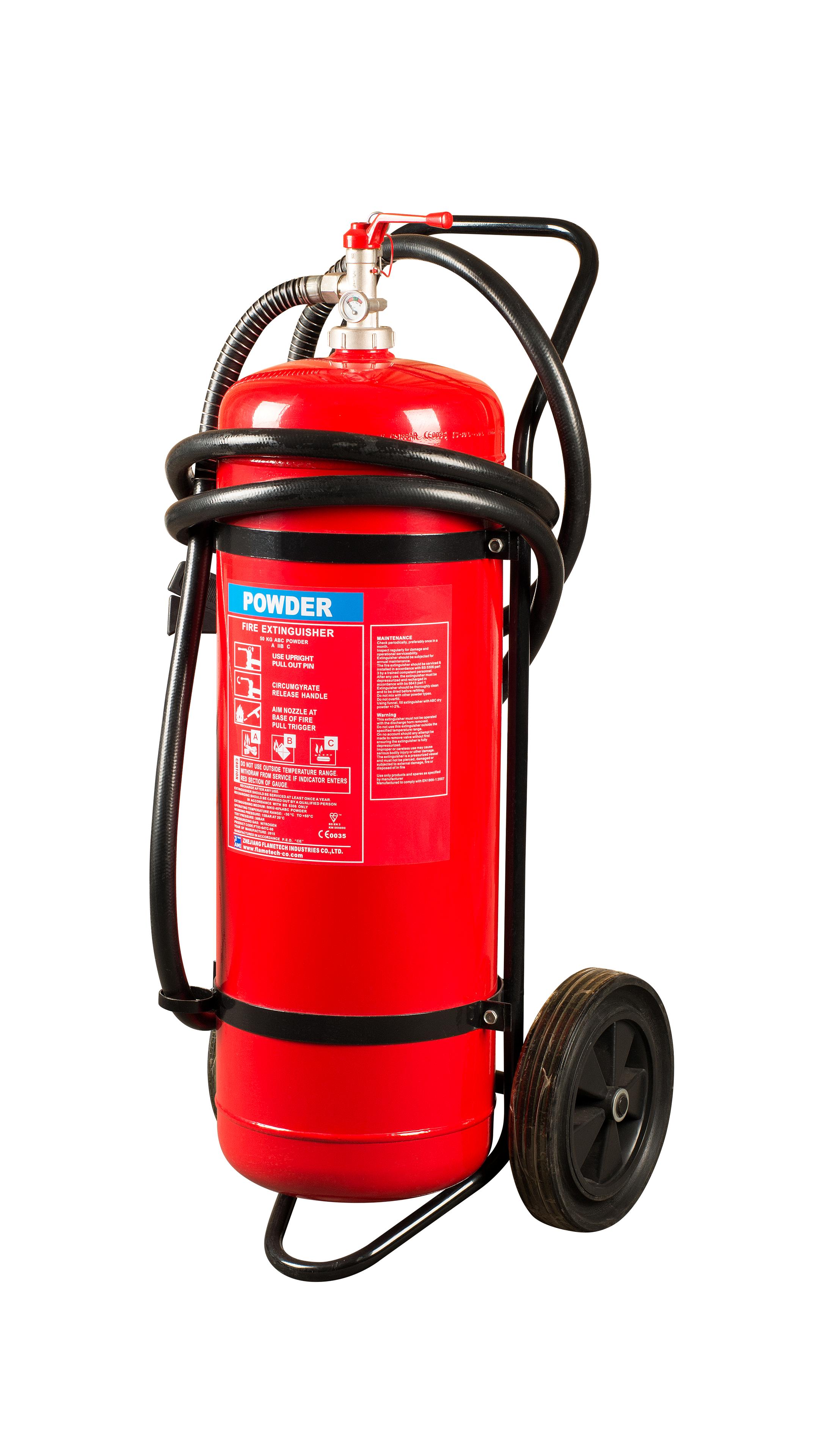 Wheeled Dry Powder Fire Extinguisher