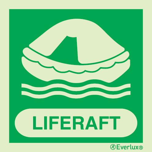 IMO Liferaft Sign